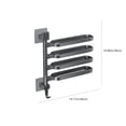 thumbnail image 3 of Swivel Towel Rack,No Hole Bathroom Towel Bar,Aluminum Alloy Bathroom Shelf with Integral Hook,Space-Saving Towel Storage,Flexible Swivel Towel Rack,Adjustable Bathroom Organizer, 3 of 9