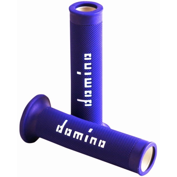 Domino MotoGP Handlebar Grips | Blue/White | Twist Throttle (A01041C4648B7-0)