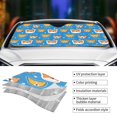 thumbnail image 3 of Disketp Windshield Sun Shade, Car Sun Shade for Front Window Corgi Dog Face Sunshades Sun Visor Protector Blocks UV Rays Foldable, 3 of 5