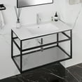 36 in. Wall Mounted Bathroom Vanity with Sink, Single Floating