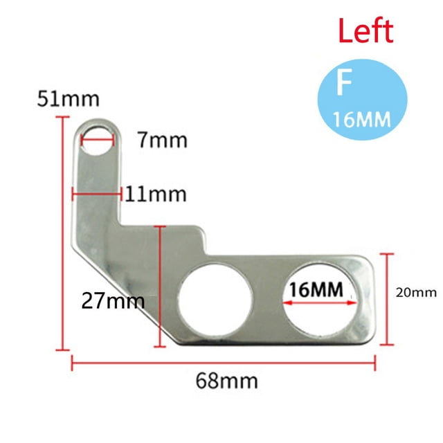 Universal Motorcycle 16MM stainless steel bracket for waterproof button switch