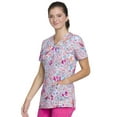 thumbnail image 4 of Cherokee Prints Women's Scrubs Top Mock Wrap CK620, 4 of 5