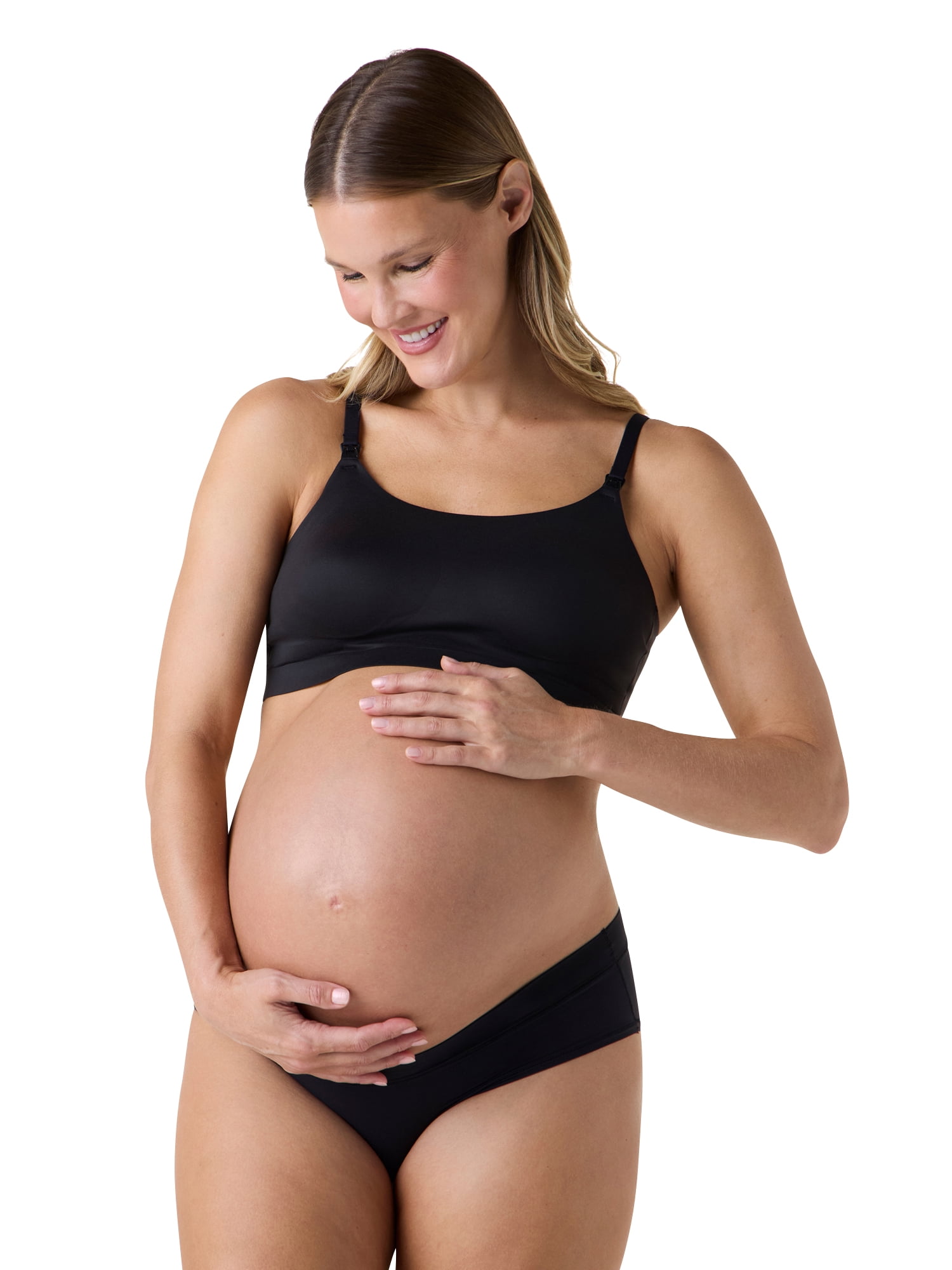 Ingrid & Isabel For Every Belly Women's Maternity Underbelly Hipster Panties, 3-Pack, Sizes S-4XL