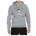 thumbnail image 2 of Wild Bobby, Jesus Saves Baseball Pitcher Reliever, Inspirational/Christian, Unisex Graphic Hoodie Sweatshirt, Heather Grey, X-Large, 2 of 3