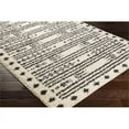 thumbnail image 6 of Surya Beni shag BSH-2325 94 x 120" Rectangle Fabric Rug in Black and Cream, 6 of 8