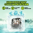 thumbnail image 6 of DEMULLER Small Freezer Chest Freezer with 2 Baskets Electronic Control Top Door Open White New, 6 of 7
