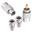 thumbnail image 3 of -259 Coaxial Connectors UHF Male Solder Connector Plug 50 Ohm Coax Adapters 10-Pack with Reducers for LMR400,RG8 Cable, 3 of 6
