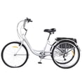 thumbnail image 2 of Adult Tricycle, 3 Wheel Bikes Tricycle for Adults, 7 Speed, 24/26 Inch, Adult Trike for Women/Men/Seniors, Three Wheel Cruiser Bike w/Rear Basket for Shopping/Recreation/Picnic, 2 of 4