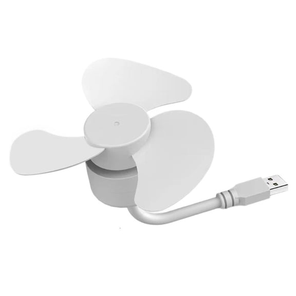 ANXPTIME USB Power Portable Desk Fan Adjustable Direction Lightweight Cooling Fan