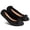 Black, variant on Women's Foldable Ballet Flats with Bow, Comfortable PU Leather Round Toe Slip On Dress Shoes for Casual Work Travel (Black, Size 9)