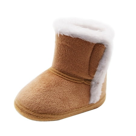 

Kids Cashmere Plush Winter Boots Bandage Warm Shoes