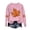 B-Pink, variant on JTZGDY Thanksgiving Day Sweatshirts for Women Fashion Halloween Pumpkin Printed Long Sleeve Crewneck Graphic Holiday Tees Shirt Loose Fit Casual Pullover Tops