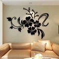 thumbnail image 3 of Pegatinas de pared con espejo de flores 3D CHAO decorativas, 3 of 5
