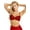 Red, variant on Womens Sparkle Sequins Beading Padded Bra Belly Dance Rave Crop Tops A Silver 38A, 38B, 38C