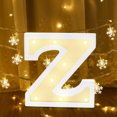 

Wiueurtly LED Letter Lights Light Up White Letters Standing Hanging N~&