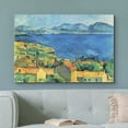 thumbnail image 2 of IDEA4WALL Canvas Wall Art Bay of Marseille, View from L'Estaque by Paul Cezanne Fine Art Pastel Famous Painting Reproduction for Living Room, Bedroom, Office - 32"x48", 2 of 5