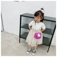 thumbnail image 3 of Little Girls' Cute Rabbit Crossbody Purse Small Bow Shoulder Bag Handbag for Kids - Rose Red,Bunny, 3 of 5