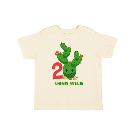 

Inktastic Cute Cactus 2nd Birthday Gift Toddler Boy or Toddler Girl T-Shirt
