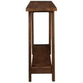 thumbnail image 3 of Console moderne rustique en bois massif – noyer, 3 of 7
