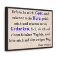 thumbnail image 3 of Scripture Walls Psalm 139:23-24 Search Me God German Bible Verse Canvas Christian Wall Art Ready to Hang Unframed, 3 of 19