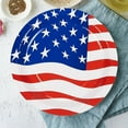 thumbnail image 3 of SHOPESSA Party Supplies, Disposable Paper Plates, Cups, Napkins, Cutlery, American Flag Memorial Day, Independence Day Decorations Fourth of July Patriotic Decorations Savings up to 30% off, 3 of 3