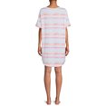 thumbnail image 3 of Secret Treasures Women's Stripe Sleepshirt, 3 of 5