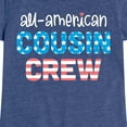 thumbnail image 3 of Instant Message - All American Cousin Crew - Toddler & Youth Girls Short Sleeve Graphic T-Shirt, 3 of 6