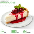 thumbnail image 3 of 6-In/9 In Paper Plates Uncoated, Disposable Dessert Plates 6" Paper Plate Bulk, White, 3 of 8