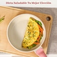 thumbnail image 3 of Sartenes Antiadherentes 10 Piezas, Bateria de Cocina, Juego de Sartenes de Induccion, Juego de Ollas y Sartenes, Fácil Limpieza, con Sartenes y Cacerolas, Granito Blanco, 3 of 7