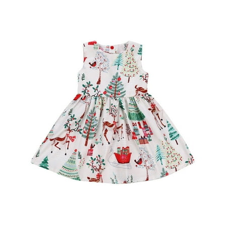 

One Opening Kids Baby Girl Dress Infant Tutu Princess Dress Party Casual Dress