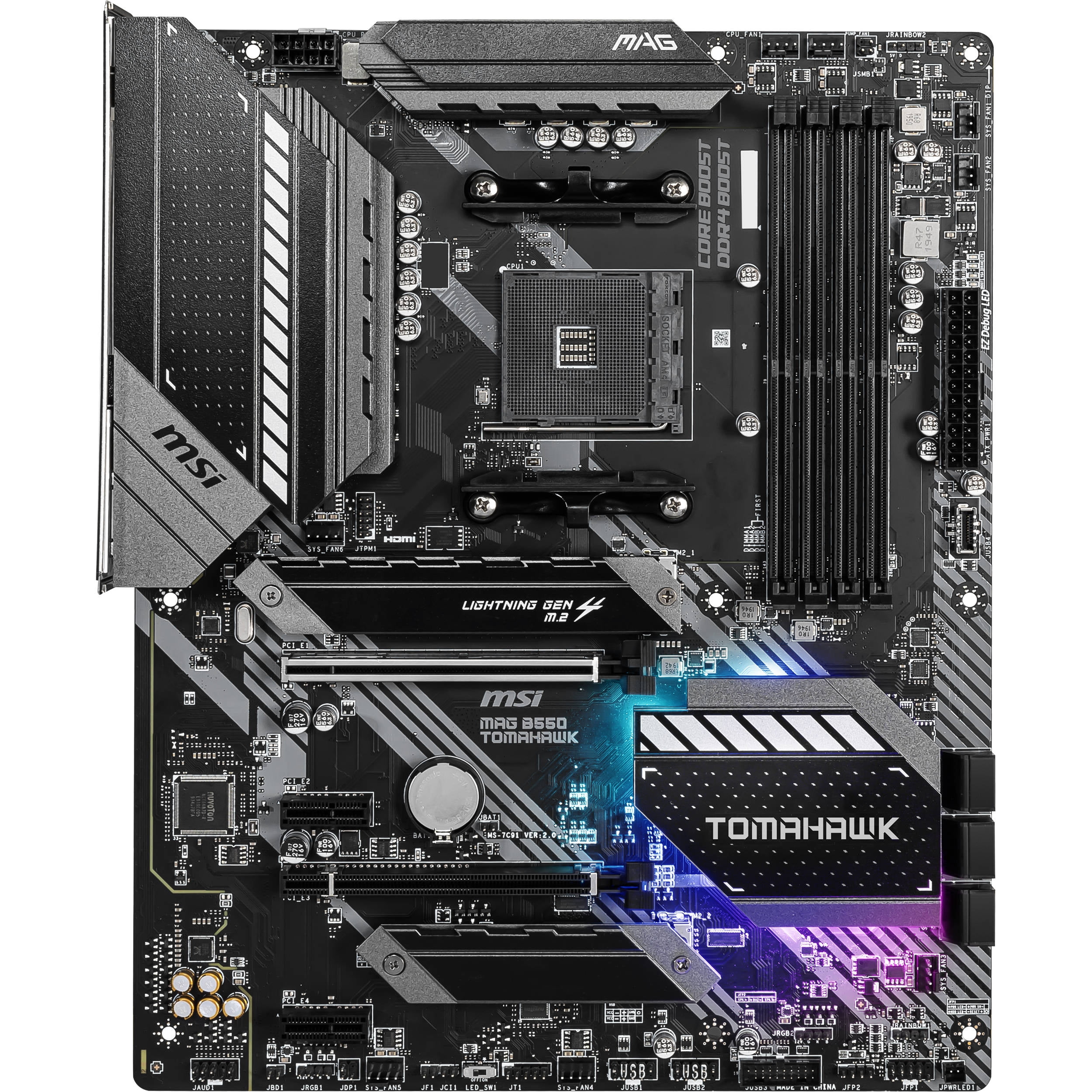 MSI MAG B550 TomaHawk AM4 ATX Motherboard