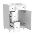 thumbnail image 4 of MAYEERTY 24" Bathroom Vanity Cabinet - Ceramic Sink, 2 Drawers for Storage, Functional for Bathrooms, 4 of 19
