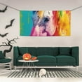 thumbnail image 2 of Pofeuu Watercolor White Horse Print Colorful Yard Festival Banner Sign Party Outdoor & Indoor Party Decoration Banne Festival Yard Sign-Small, 2 of 8