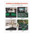 thumbnail image 6 of Interlocking Drainage Mat 12'x12' - 12 Pcs Modular Garage Floor Tile, Heavy Duty PP Material, Non-Slip Drainage Mats for Garage, Kitchen, Garden, Outdoor - Black, 6 of 7
