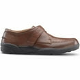 thumbnail image 2 of Dr. Comfort Frank Men's Dress Shoe: 11 Wide (E/2E) Bark Velcro, 2 of 4