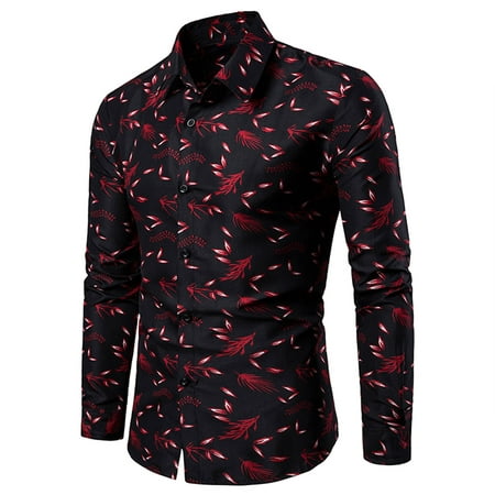 

Trench Coats for Women Puffer Jacket Womens Trendy Men s Long Sleeve Cardigan Button Blouse Printed Dress Shirts Tops Womens Cardigan Clearance Varsity Jacket Women Red XL
