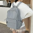 thumbnail image 2 of Sac à Dos d'École pour Filles Résistant à l'Eau Sac de Livres pour le Secondaire Sac à Dos Simple pour Ados Garçons Filles, Sac à Dos Léger Simple pour le Secondaire Sac de Jour, 2 of 5