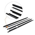 thumbnail image 3 of munirater Weatherstrip Window Seal Car Window Moulding Trim Seal Belt Replacement for 2009 2010 2011 2012 Toyota Corolla Black 4 Pieces, 3 of 4