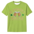 thumbnail image 4 of Women's Casual Fashion Fun Top With Cocktail Pattern T-Shirt Light Green XXL, 4 of 4