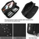 thumbnail image 5 of 2X Estuche de Lápices de Gran Capacidad, Bolsa de Almacenamiento Oxford, Bolsa para Rotuladores, Bolsa de Papelería Simple, Organizador de Oficina Escolar, Negro, 5 of 5