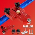 thumbnail image 4 of Thin-Rip Tablesaw Jig Aluminum Alloy Thin Board Cutting Guide Tool Precise Contour Module Board Slicing Positioner for Cutting Thin Rip, 4 of 7