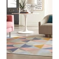 thumbnail image 3 of Rugs.com Lotus Collection Rug – 8' x 10' Multi Low Rug Perfect For Living Rooms, Large Dining Rooms, Open Floorplans, 3 of 9