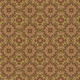 thumbnail image 1 of Ahgly Company Indoor Square Patterned Saffron Red Area Rugs, 5' Square, 1 of 6