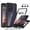 Black-1, variant on NJJEX For Motorola Moto G Power 2025 / Moto G Power 2026, Full Body Hybrid Shockproof Bumper Cover with Built-in Screen Protector, Purple