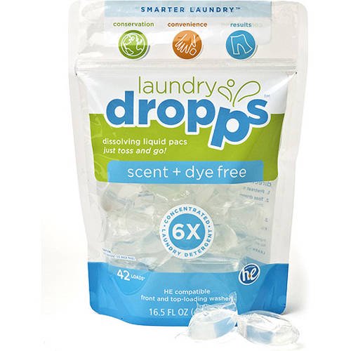 Dropps Scent and DyeFree Laundry Detergent, 42Load