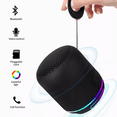 thumbnail image 2 of Bocina Portátil Con Bluetooth Mini Bocina Radio Y Luz Led negro, 2 of 5