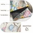 thumbnail image 6 of Area Rug for Living Room, Beige Easter Bunny Non-Slip Indoor Large Carpet for Bedroom/Dining Room, Spring Easter Eggs Floral Wooden Washable Low-Profile Rectangle Floor Mat Runner Rugs - 2.7 x 5 Ft, 6 of 8