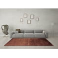 thumbnail image 3 of Ahgly Company Indoor Square Oriental Orange Industrial Area Rugs, 7' Square, 3 of 4