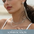 thumbnail image 2 of KISPER 925 Sterling Silver Italian 3mm Mariner Chain Necklace w/Lobster Clasp, 2 of 6