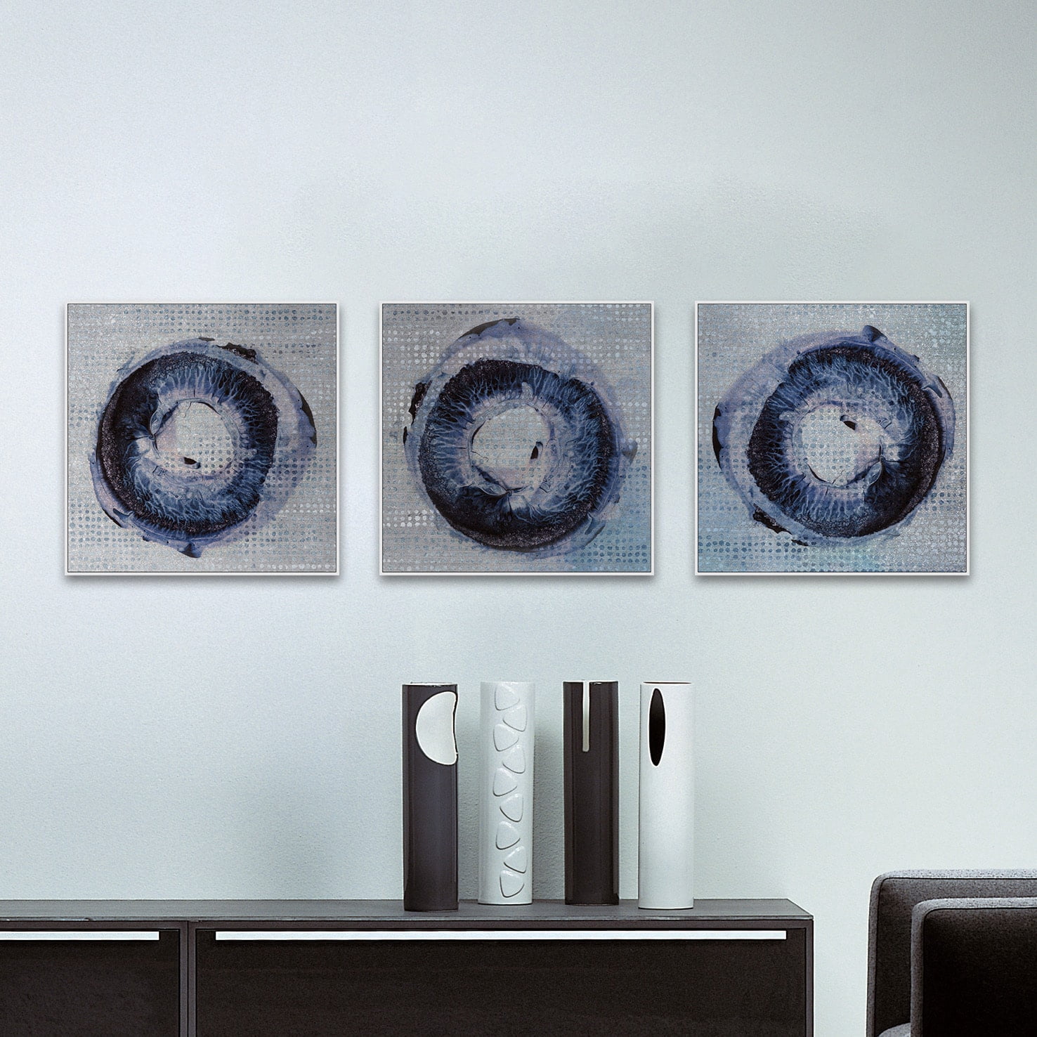 Marmont Hill Dark Rings Triptych